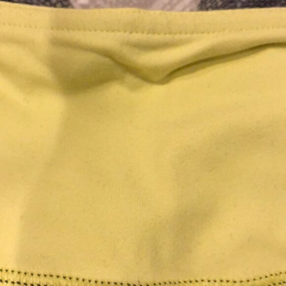 Lululemon Grey & Yellow Tweed Cropped Leggings - Picture 4 of 7